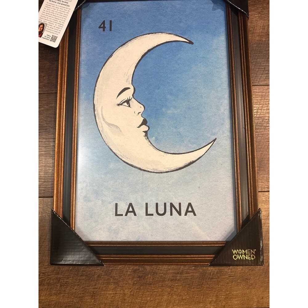 La Luna Loteria #41 Print ~ Wall Art by Sapna Shah - Picture 3 of 4